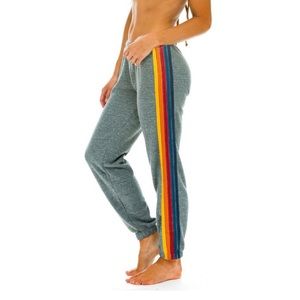 Aviator Nation 5 Stripe Sweatpants Sz. M
